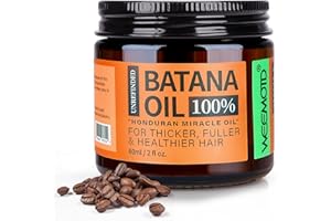 WEEMOTD Unrefined Batana Oil for Hair Growth, Dr. Sebi Raw Batana Oil from Honduras, Hair Mask Hair Growth Oil with Organic and Natural Ingredients (2 fl oz, Espresso Coffee)