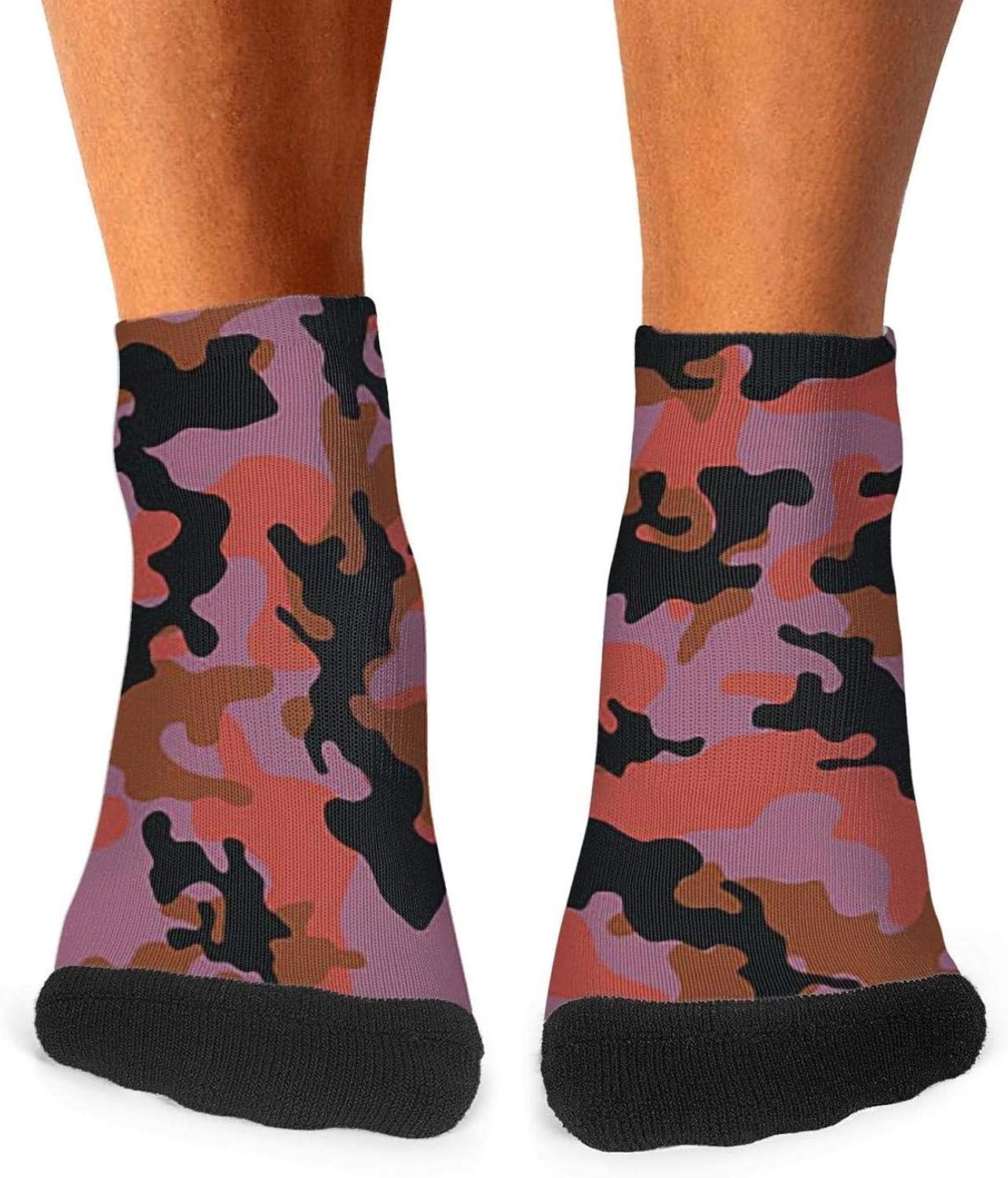 Camouflage Camo Army Boys' Ankle Socks Heather Novelty