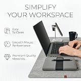 Nordik Large Felt Desk Mat Marle 89 x 43 cm Full Desk Cover view 6