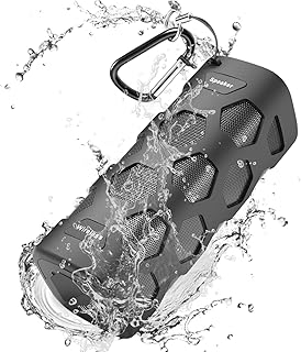 Motast Bluetooth Lautsprecher, Tragbare Lautsprecher 24H Spielzeit Musikbox 20W Extra Bass Bluetooth Box mit NFC, IP56 Wasserschutz, 5200mAh Power Bank, 20m Reichweite, Wireless Speaker mit Mikrofon