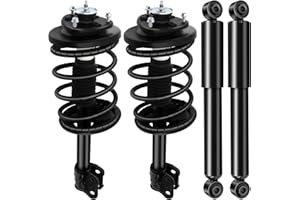 SCITOO Front and Rear Shock Absorber Assembly Fit for 2001 2002 for Acura MDX, 2003-2008 for Honda Pilot, Complete Shock and Strut Assembly Kit Fit for 37246 171452 171451 4PCS