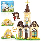 Jesus Christian Nativity 3-in-1 Building Blocks Set, Jesus Resurrection | Church Easter Decor, Religious Building Toy, Christian Gifts, Easter Basket Stuffers, Christmas Gift for Kids Adults(381 PCS)