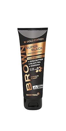 Tannymaxx Brown Super Black Gold Edition Tanning + Bronzing Lotion, 125 ml