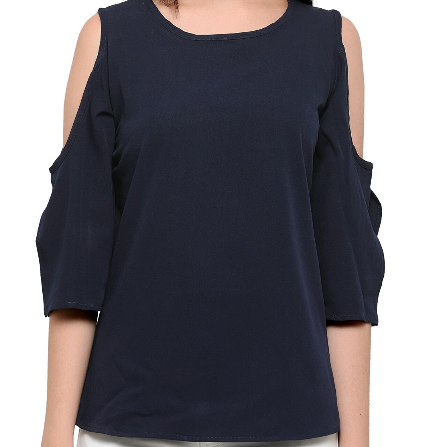 izonme women's crepe western top