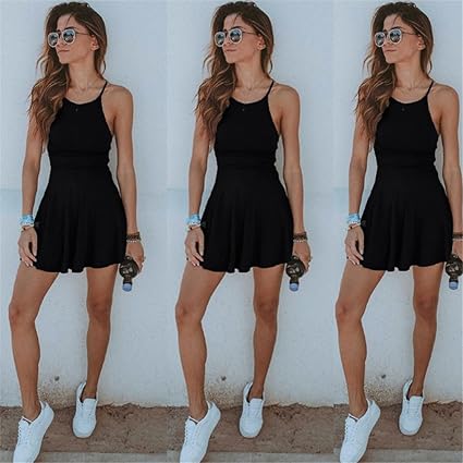 Vestido Negro Casual Con Tenis Flash Sales, 51% OFF |  www.constructions-peran.com