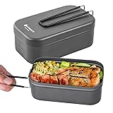 Afranti Aluminum Mess Tin Camping Bento Box