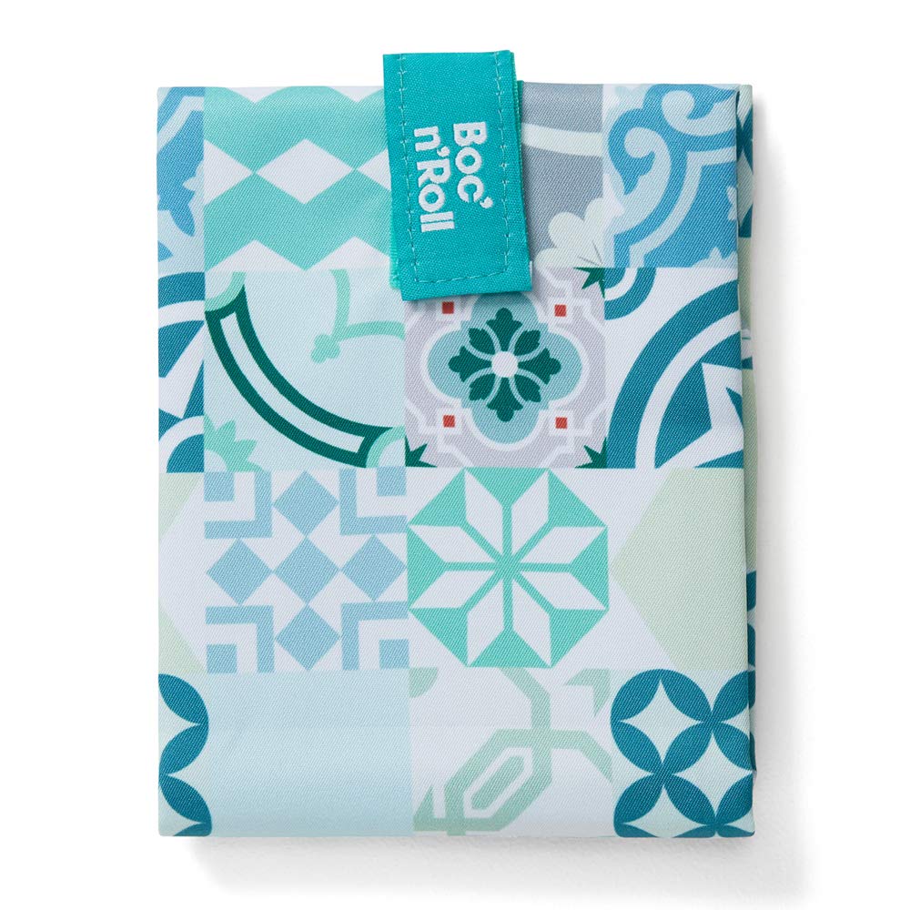 Roll'eat ® Reusable Sandwich Bag | Sandwich Container | Eco Friendly Food Bag | Washable | Green Color - Boc'n'Roll Patchwork