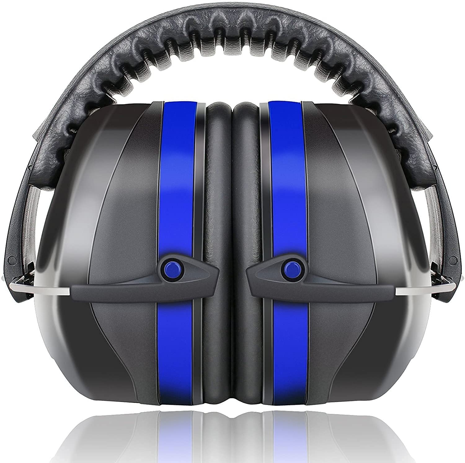 YANKUIRUI Ear Defenders Muffs Noise Reduction SNR 36dB Safety Ear Protectors Provide Hearing Protection For Shooting,Construction,Yard Work,Machinery Work Mowing (Style2(Blue))