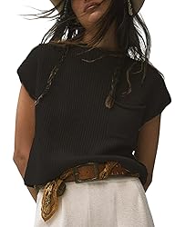 Himosyber Women's Solid Sleeveless Vest Mock Neck