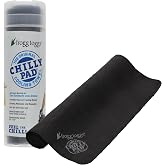 FROGG TOGGS Chilly Pad, Instant Cooling Towel, Long Lasting, Reusable, Sports and Outdoors Neck Towel 33x13, Black