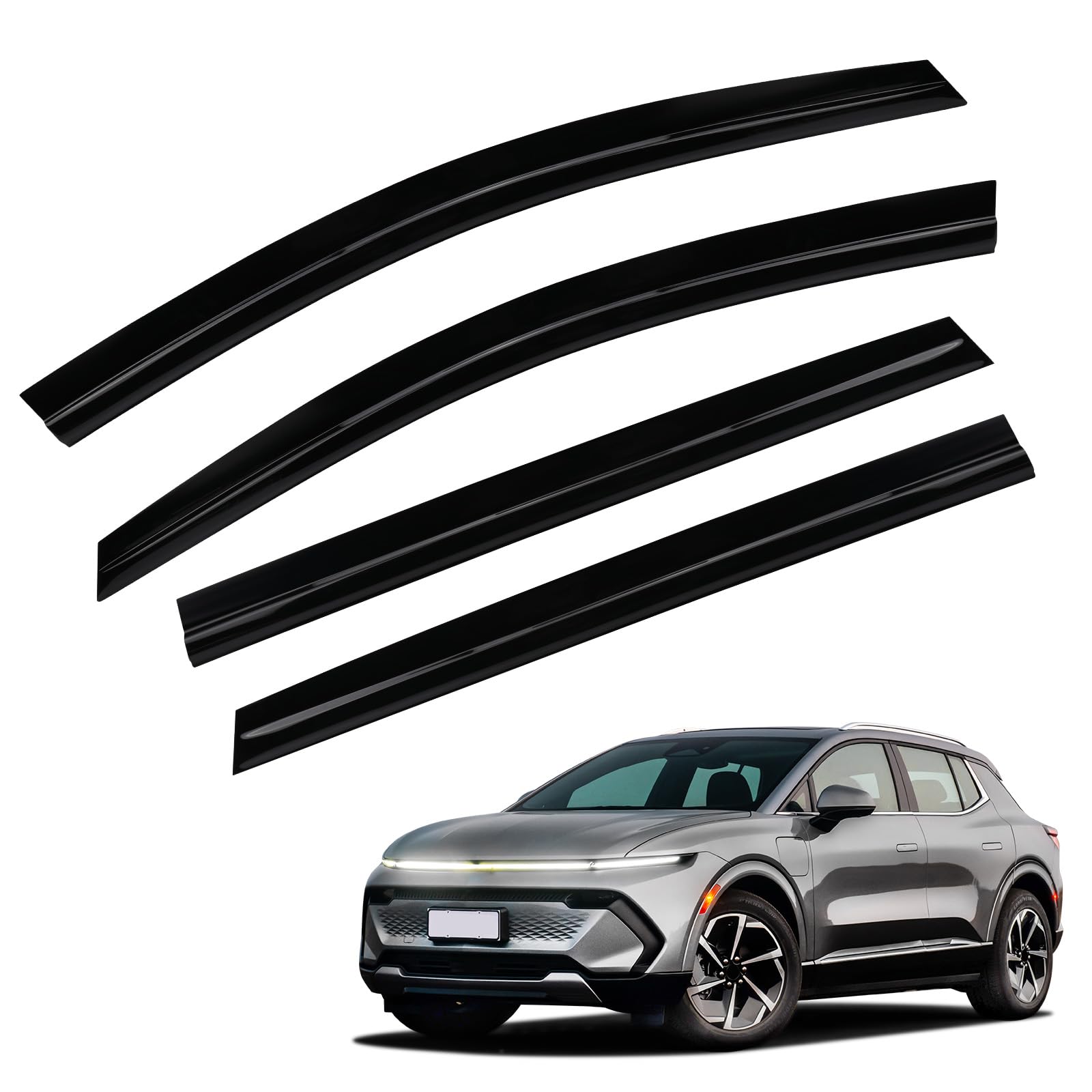 For 2010-2017 Chevy Equinox Window Visors Vent Shade Rain Guards