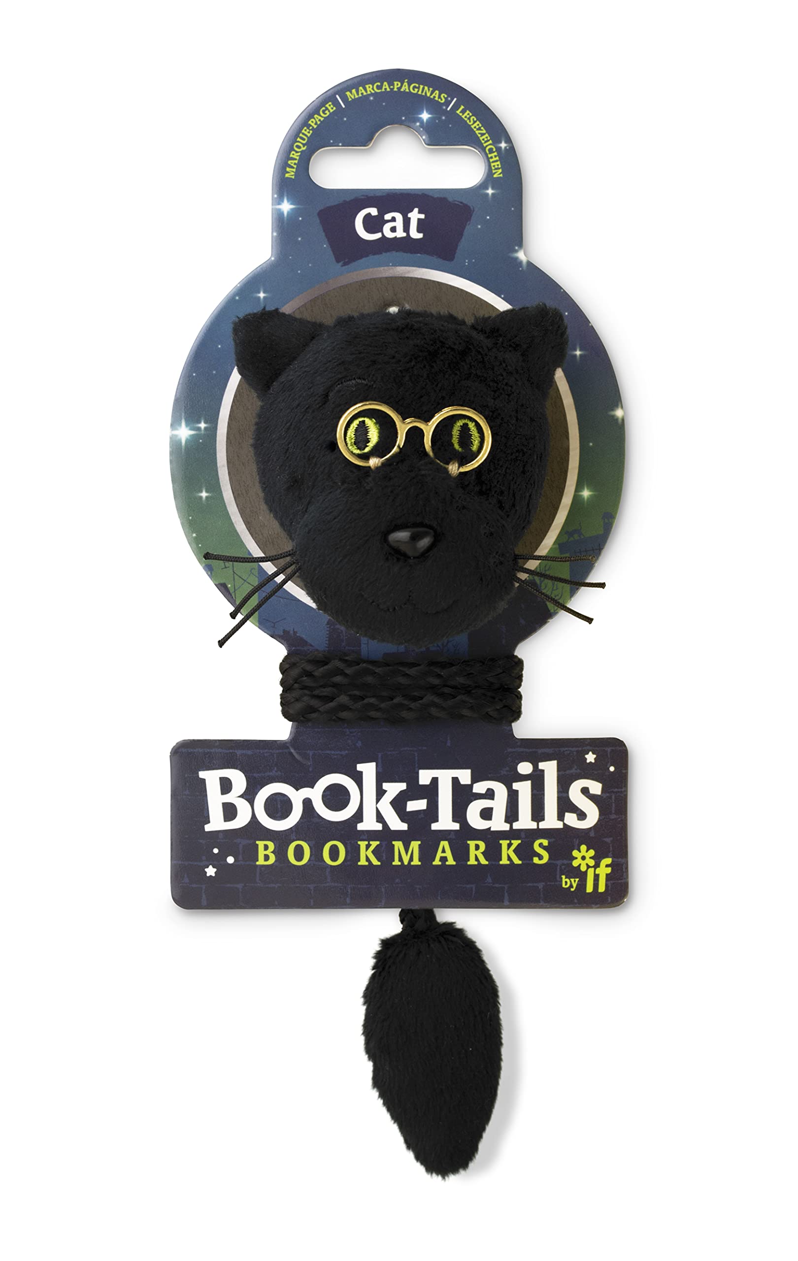 IF BookTails Bookmark - Black Cat