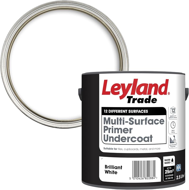 Leyland Trade Multi-Surface Primer Undercoat Quick Dry White