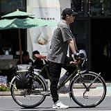 Rhinowalk 22L Waterproof Pannier Bag Convertible Bike Backpack Black view 7