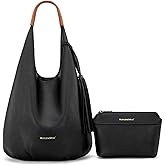 Montana West Hobo Bags for Women Slouchy Handbags 2PCS Tassels Shoulder Bag with Comestic Bag