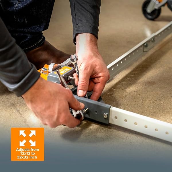 BORA ADJUSTABLE UNIVERSAL MOBILE BASE BORA PORTAMATE PM-1000. MOVE YOUR HEAVY TOOLS AND EQUIPMENT AROUND YOUR SHOP WITH EASE AND STABILITY