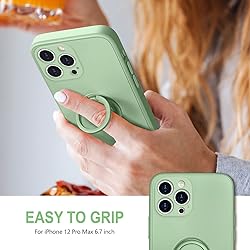 Hython Case for iPhone 12 Pro Max Case with Ring