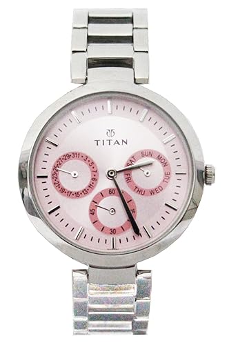 Youth Analog Pink Dial Womens Watch -NK2480SM05