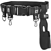 Booms Fishing FB2 Fishing Wade Belt, Adjustable Nylon Wading Belt 45" Max Length, Wade Belts for Casting Surf Kayak Accessory