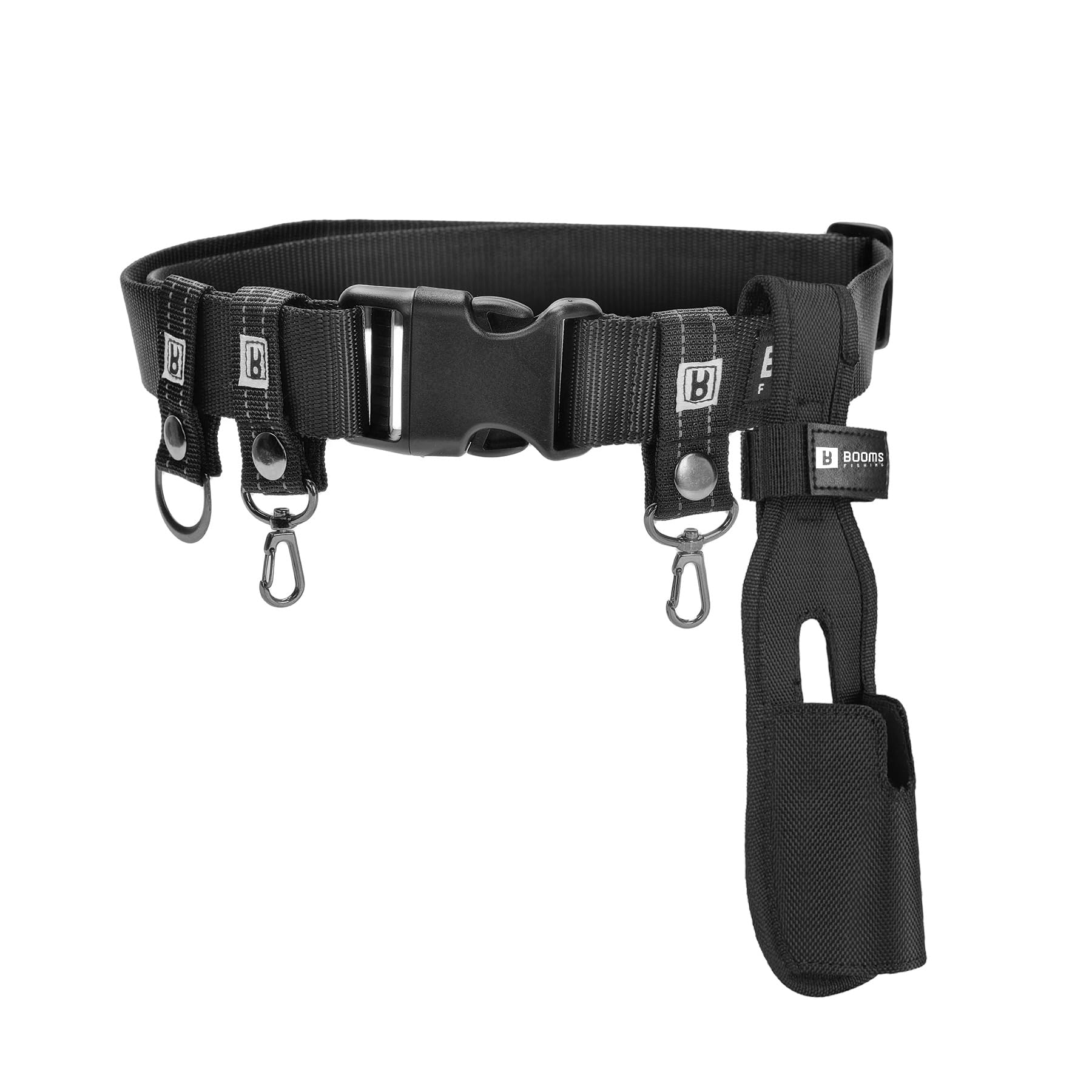 Photo 1 of ***MISSING PARTS*** Booms Fishing FB2 Fishing Wade Belt with Rod Holder, Adjustable Nylon Wading Belt 45" Max Length, Wade Fishing Belts for Casting
