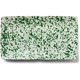 Sur La Table Green Splatter Platter | Durable platter is dishwasher safe