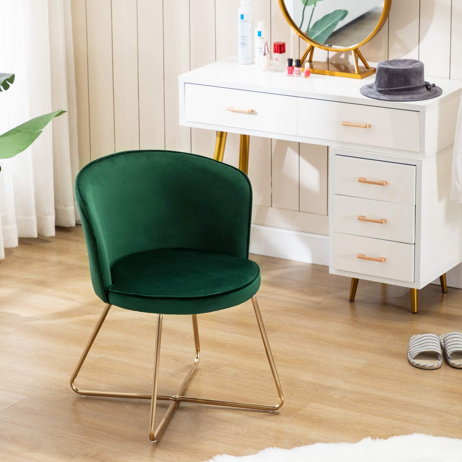 Duhome Accent Chair Vanity Chair Home OfficeMid-Century Modern ...