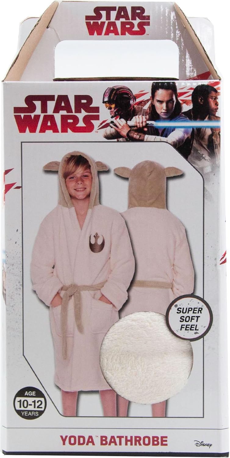 Groovy Uk Kids Star Wars Yoda Bathrobe Large (810yrs) BigaMart