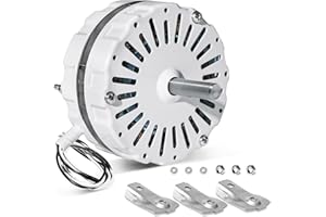 BEHONOR F0510B2944 Attic Ventilation Fan Motor, Compatible with Lomanco 2000 and 1800 Series Attic Ventilation Motors, Replacement F0510B2497 A0416B2059 A0510B2389 (Universal Kit Included)