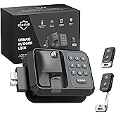 ONNAIS Full Metal RV Keyless Entry Door Lock with Password & Remote, Fits Most Trailers and 5th Wheels, Ideal Gifts for RV Ow
