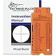 VALUE PLUS MRAD Ruler Range to Target Calculator Compact and Portable Firing Measurement Slide Rule Tool for Hunting and Long-Range Shooting