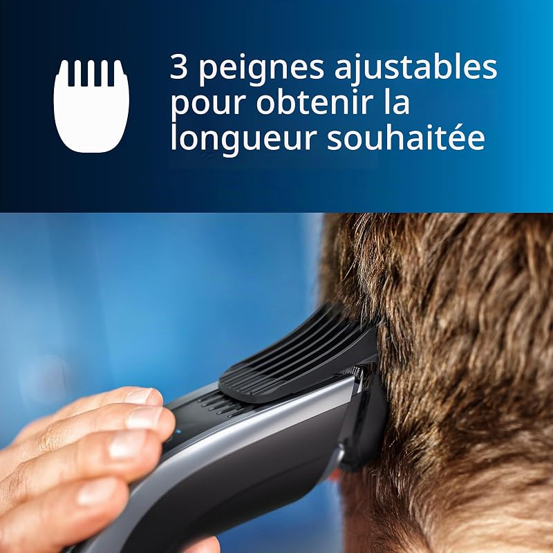 Hair Clipper Série 9000 - Tondeuse à Cheveux avec Interface à Balayage Tactile (Modèle HC9450/20)