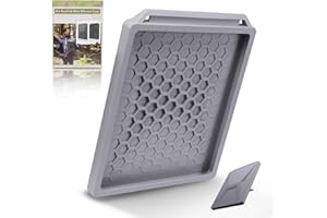 Rogierra Starlink Mini Silicone Protective Cover with Adhesive Stickers, Anti-Bump & Anti-Drop for Starlink Mini Satellite Dish (Gray)