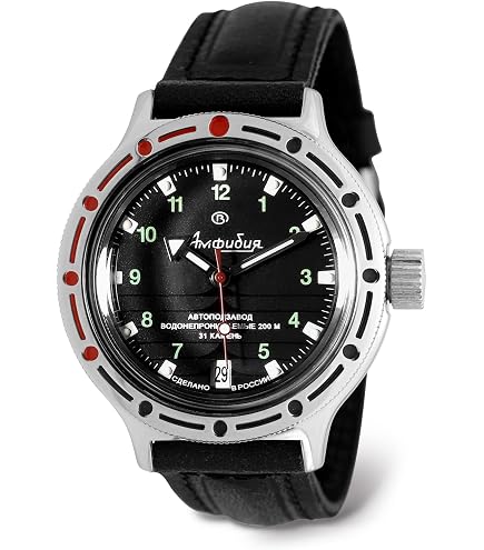 Amazon.com: VOSTOK | Amphibia 420269 Automatic Mechanical Diver