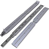 Rackmount Sliding Rails Kit - for 1U-4U Chassis, 18" to 25" Depth | Easy rack mount onto standard rack or cabinet, adjustable depth for easy access to components - Tupavco TP1811