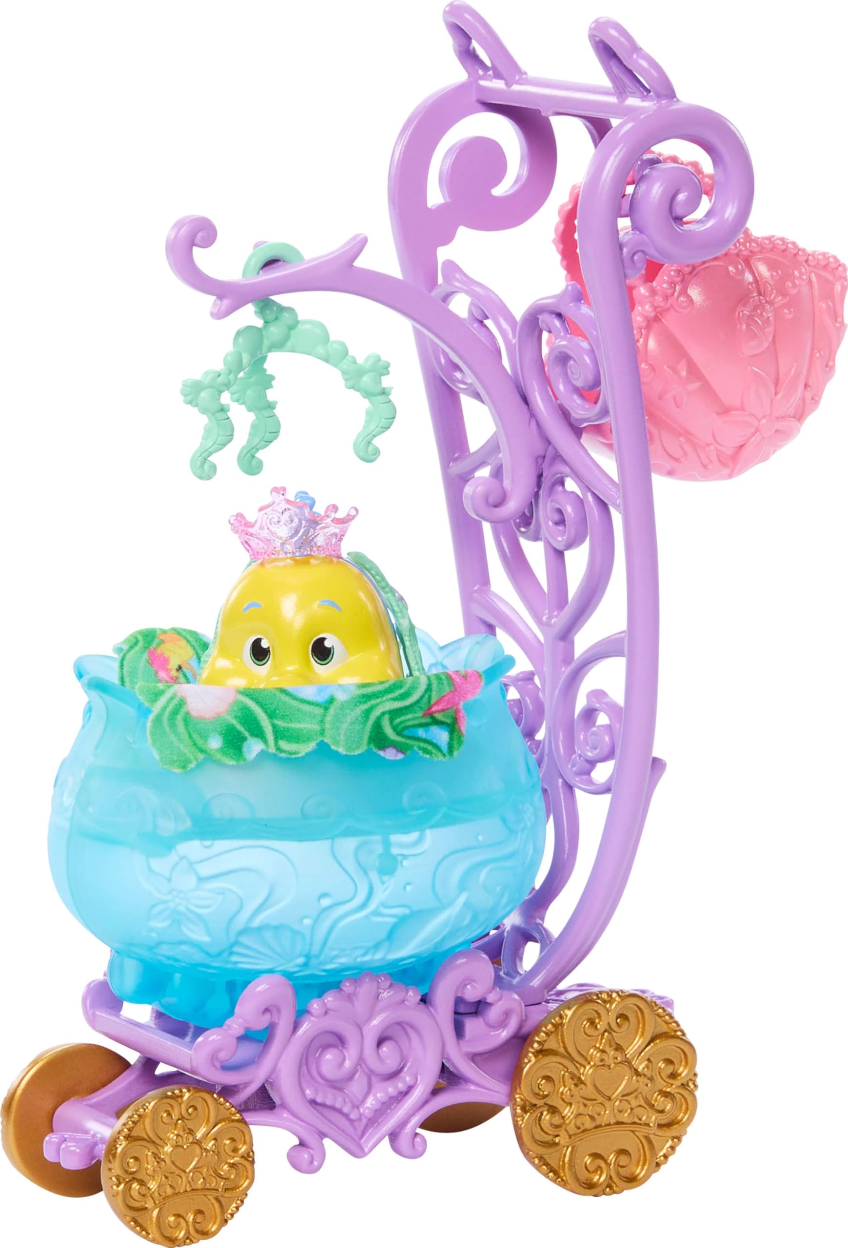 Mattel Disney Princess Animal Stroller Ariel Bestie Carriage