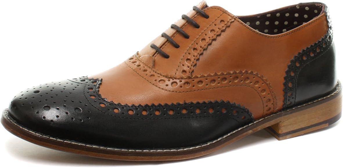 mens tan brogue shoes