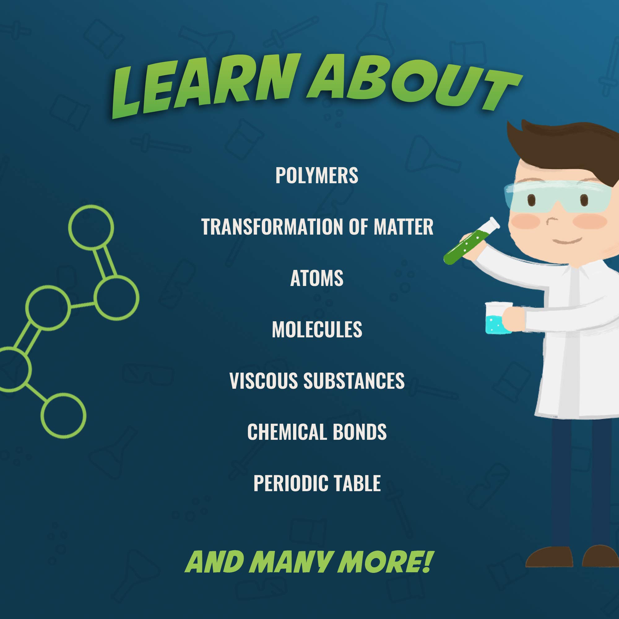 glow in the dark slime science kit