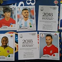 Panini - Mundial Rusia 2018 Caja metálica con 5 sobres (25 stickers): Amazon.es: Juguetes y juegos