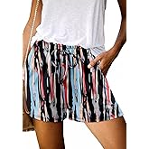 Angerella Womens Shorts with Pockets Summer Casual Shorts for Women Comfy Elastic Waist Lightweight Short Pants
