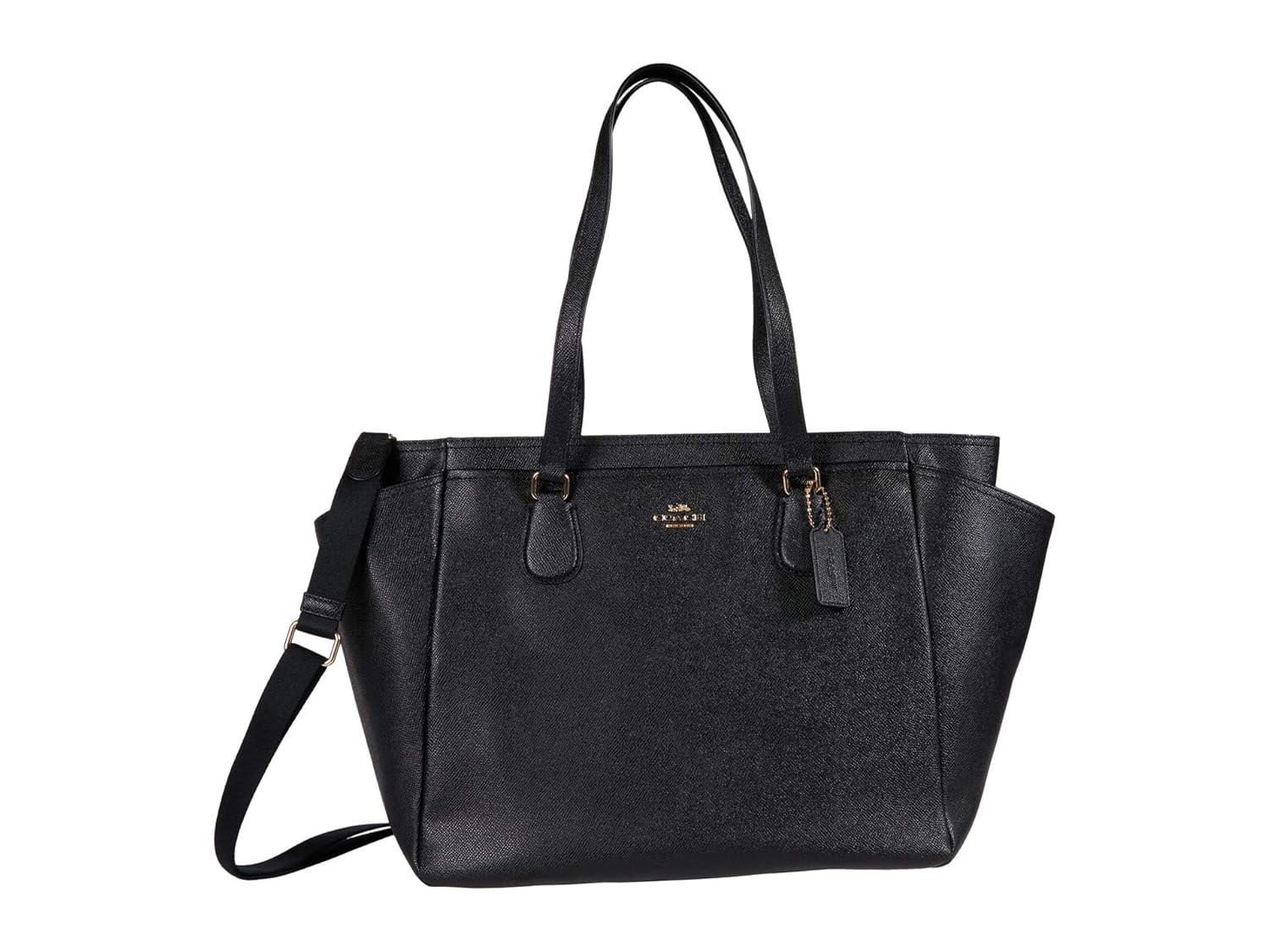 coach large diaper tote travel bag