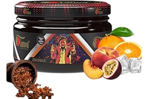 Tanya Herbal Hookah Molasses 100% Nicotine & Tobacco Free Shisha Hookah Flavors Fruit Mix Organic Shisha Flavors 250 g Reusable Premium Jars Escobar