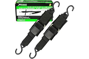 XSTRAP STANDARD Marine Boat Trailer 2" x 4' Trailer Transom Tie-Down Straps, 2PK