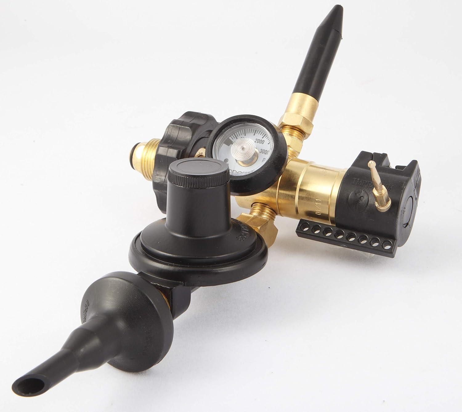 Helium Tank Combo Mylar and Latex Balloon Filler Valve (With Foil Balloon Auto Shut