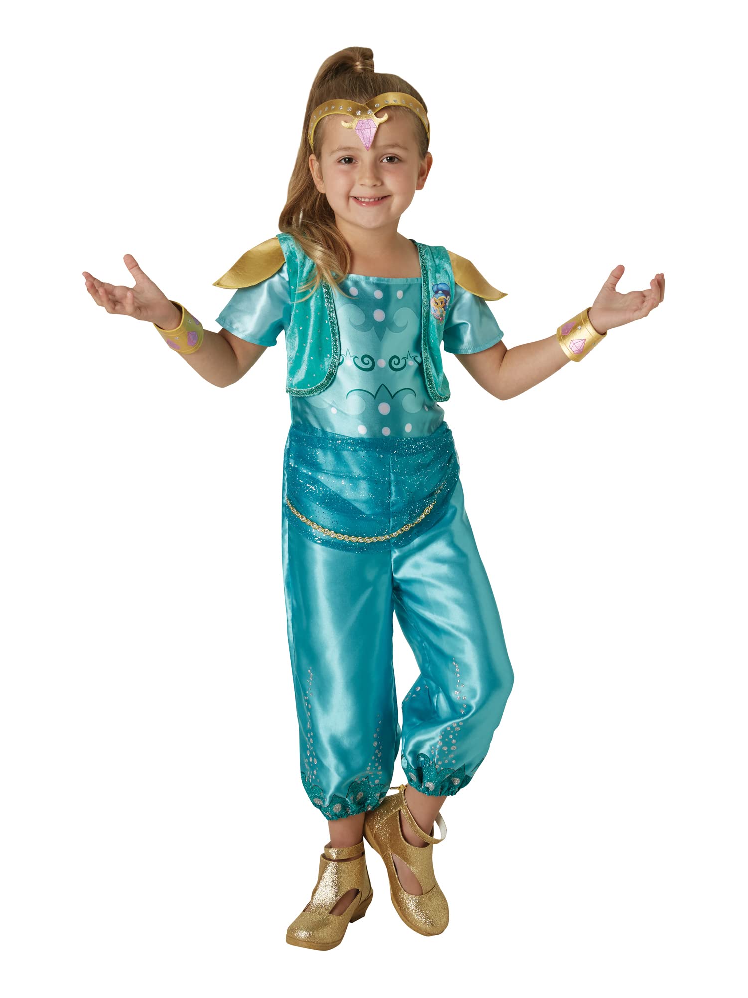 Rubie's Official Shimmer and Shine - Shine Childs Costume Toddler Size 2-3 Years