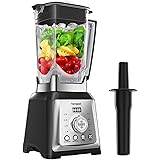 homgeek 1450 Watt Countertop Blender with 70 Oz Tritan Pitcher, Professional High Speed Blender with 8-Speeds Control and 4 B