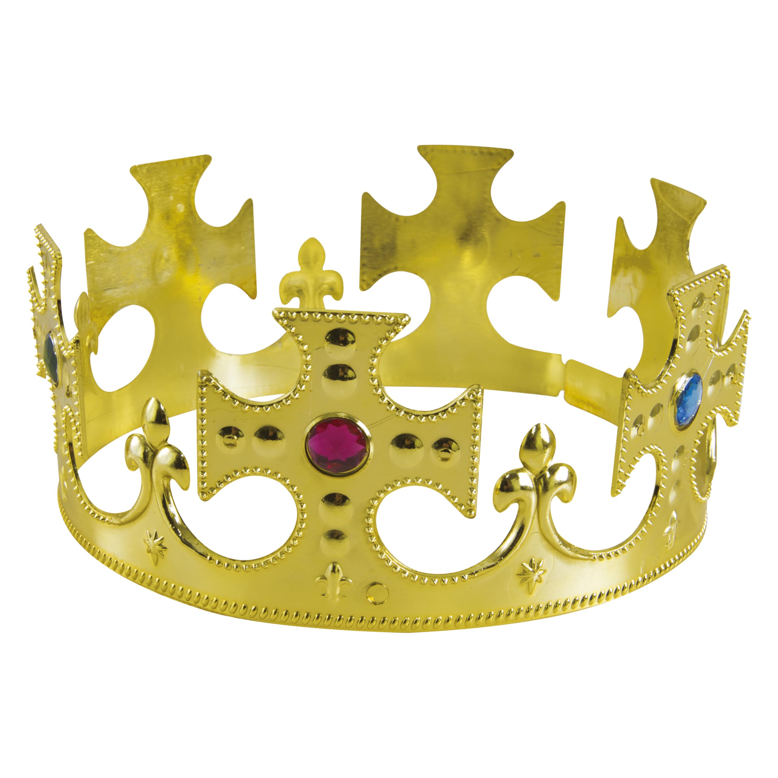P'tit Clown 17160 King Crown Gold and Coloured Stones