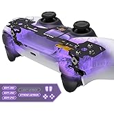 eXtremeRate Strong Version Whole Clicky Kit V2 for PS5 Controller BDM-040 050 060 Shoulder Face Buttons, Micro Switch L2R2 Clicky Hair Trigger Kit Tactile Face Buttons Mouse Click for PS5 Controller