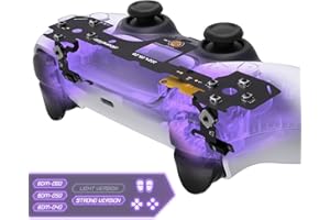 eXtremeRate Strong Version Whole Clicky Kit V2 for PS5 Controller BDM-040 050 060 Shoulder Face Buttons, Micro Switch L2R2 Cl