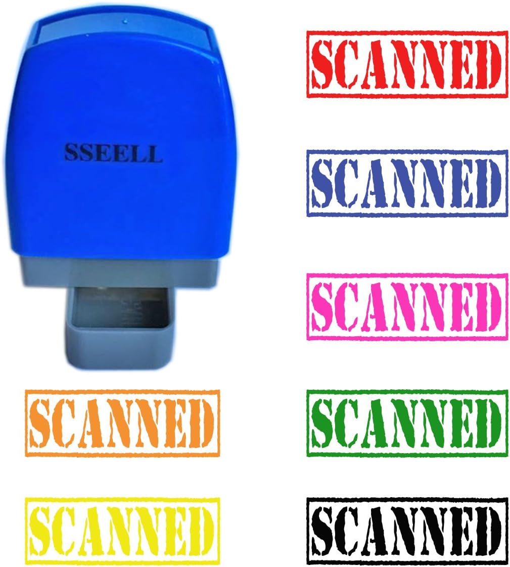 SSEELL Scanned Self Inking Rubber Stamp SelfInking RE