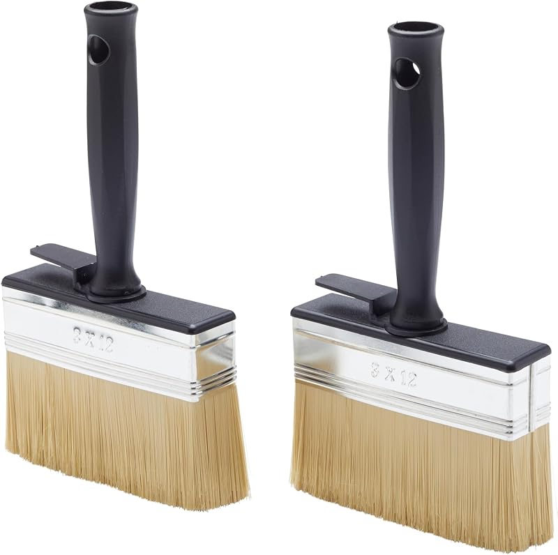Fit For The Job Twin Pack 4 inch Block Brush for Rapid Painting